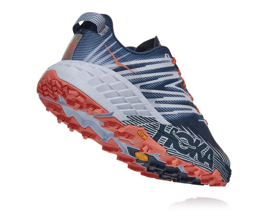 Hoka One One Spor Ayakkabı Kadın Lacivert/Beyaz - Speedgoat 4 - TC9167204